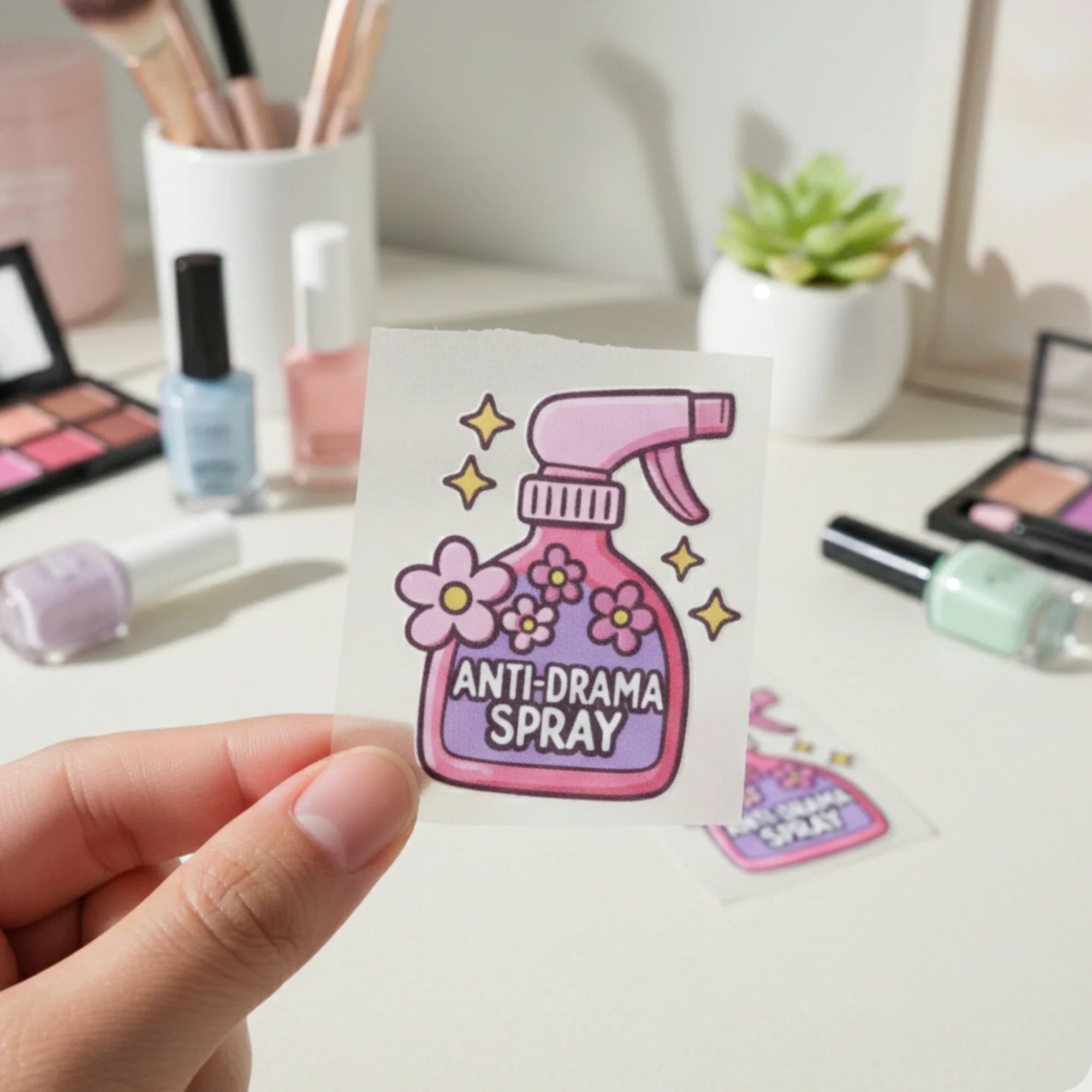 Anti-Drama Spray | Iron-On-Patch | Fabstik