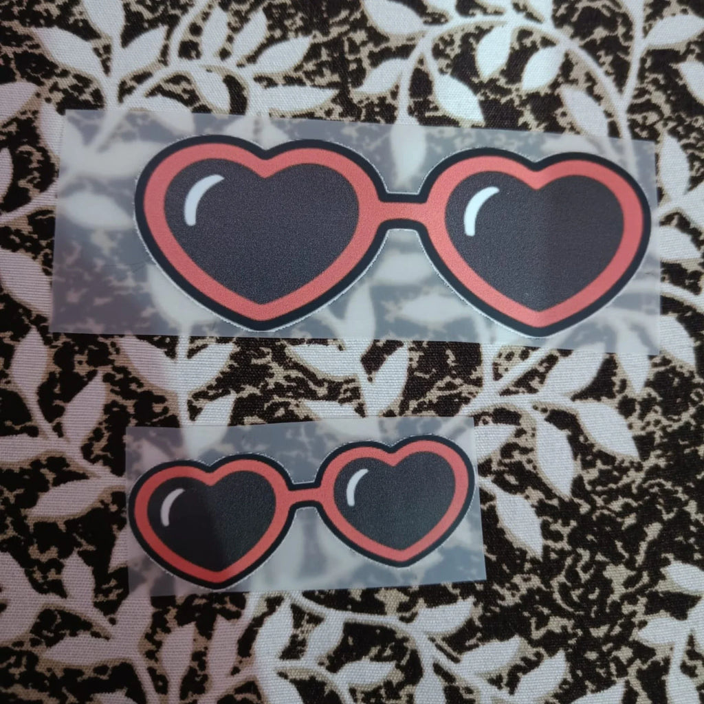 Heart Sunglass | Iron-On-Patch | Fabstik