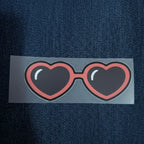 Heart Sunglass | Iron-On-Patch | Fabstik