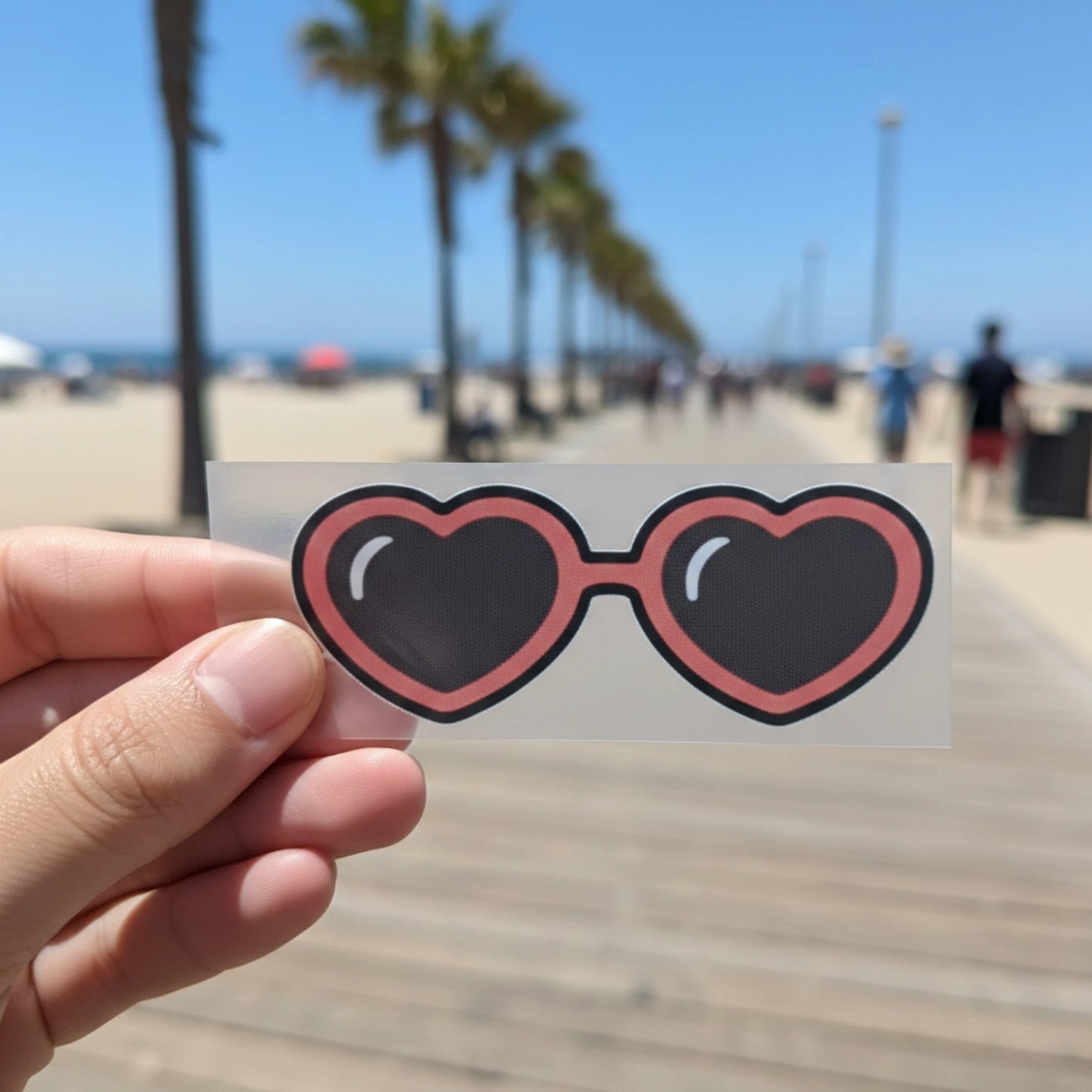 Heart Sunglass | Iron-On-Patch | Fabstik
