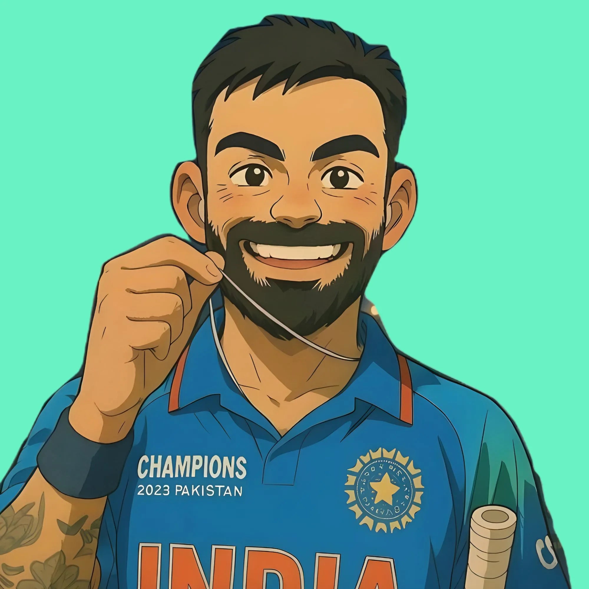 Champion Attitude | Cricket Iron-On Patch | Fabstik
