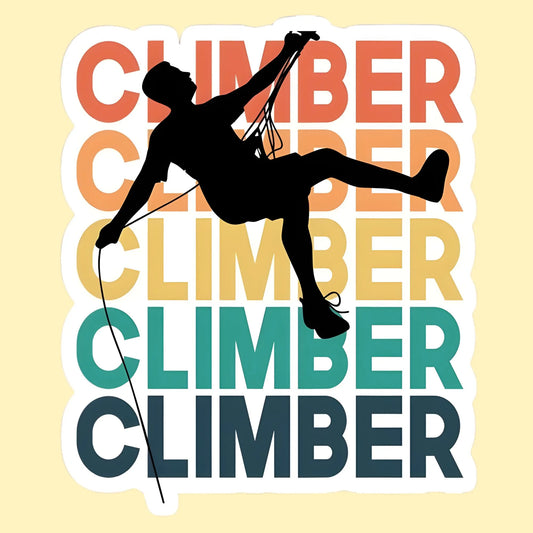 Climber | Travel & Adventure Iron-On Patch |Fabstik