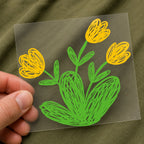 Doodle Cactus Bloom | Fabstik