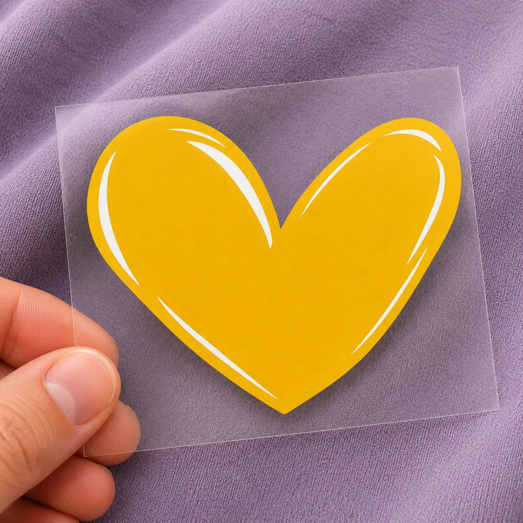 Yellow Heart Doodle | Fabstik