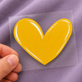 Yellow Heart Doodle | Fabstik