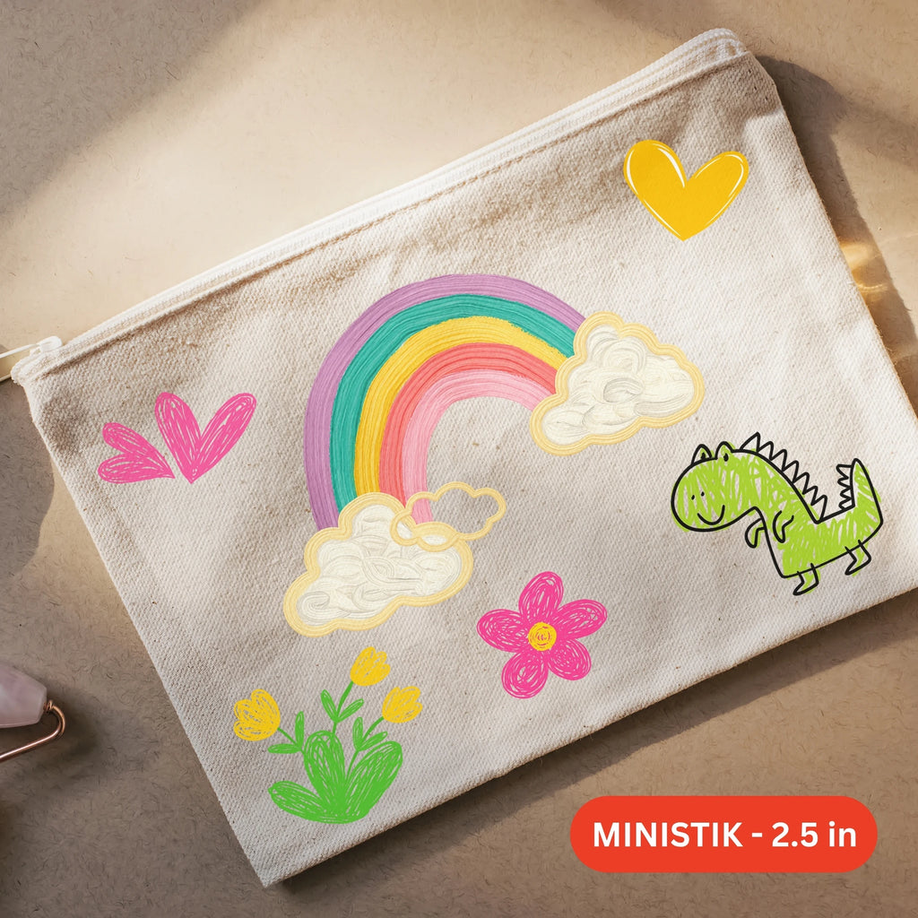 Doodle Love Hearts | Fabstik