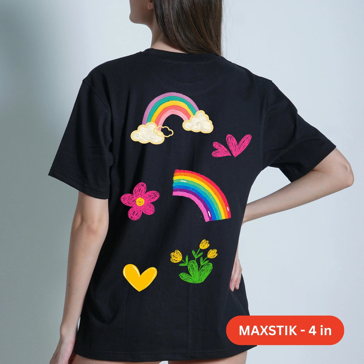Yellow Heart Doodle | Fabstik