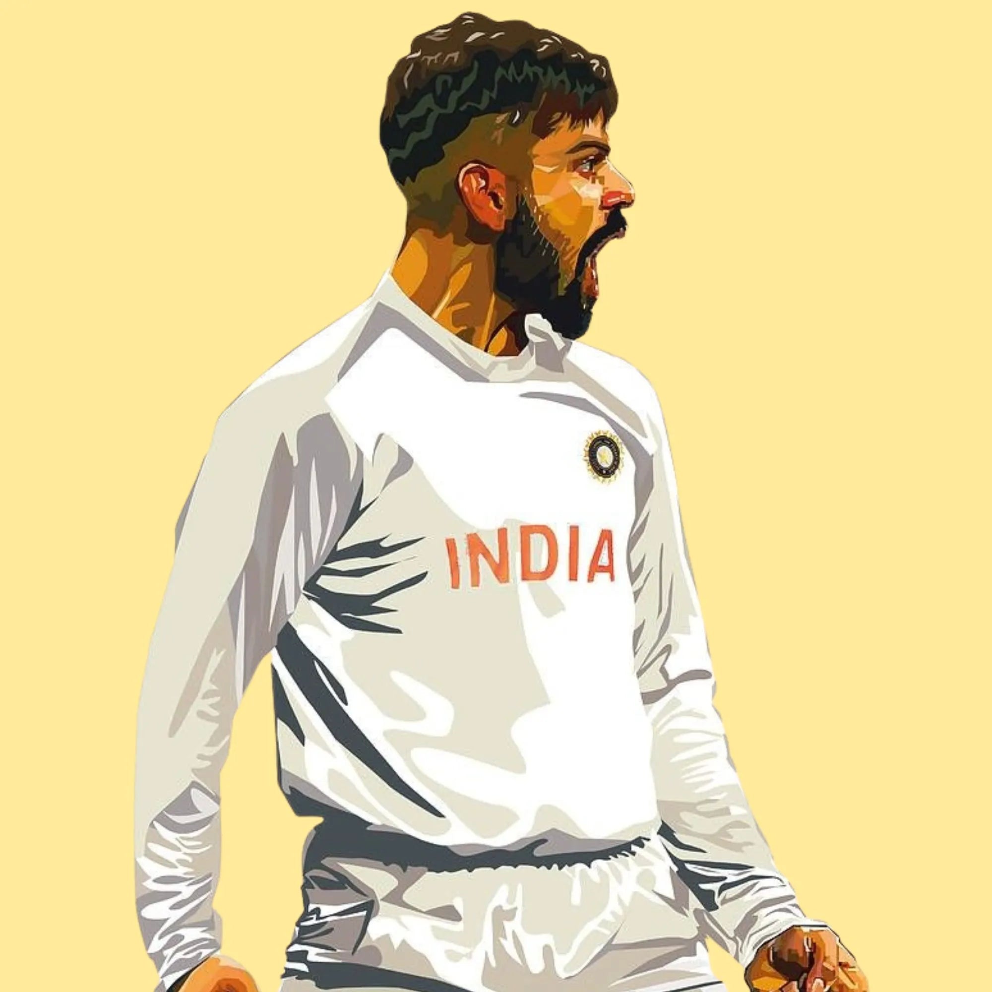 Test Cricket Warrior | Cricket Iron-On Patch | Fabstik