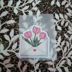 Tulip Love Letter | Iron-On-Patch | Fabstik