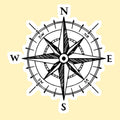 Compass | Travel & Adventure Iron-On Patch | Fabstik