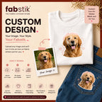 Custom Photo Fabstik – Personalized Iron-On Fabric Sticker