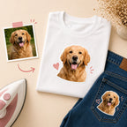 Custom Photo Fabstik – Personalized Iron-On Fabric Sticker