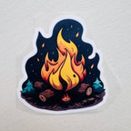 Campfire | Travel & Adventure Iron-On Patch | Fabstik