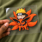 Naruto & Kurama Nine Tail Bond | Fabstik
