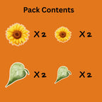 Sunflower Trail | Iron-On-Patch | Fabstik