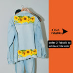 Sunflower Soul | Iron-On-Patch | Fabstik