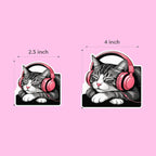 Relaxed Meow | Cat Iron-on patch | Fabstik Ministik