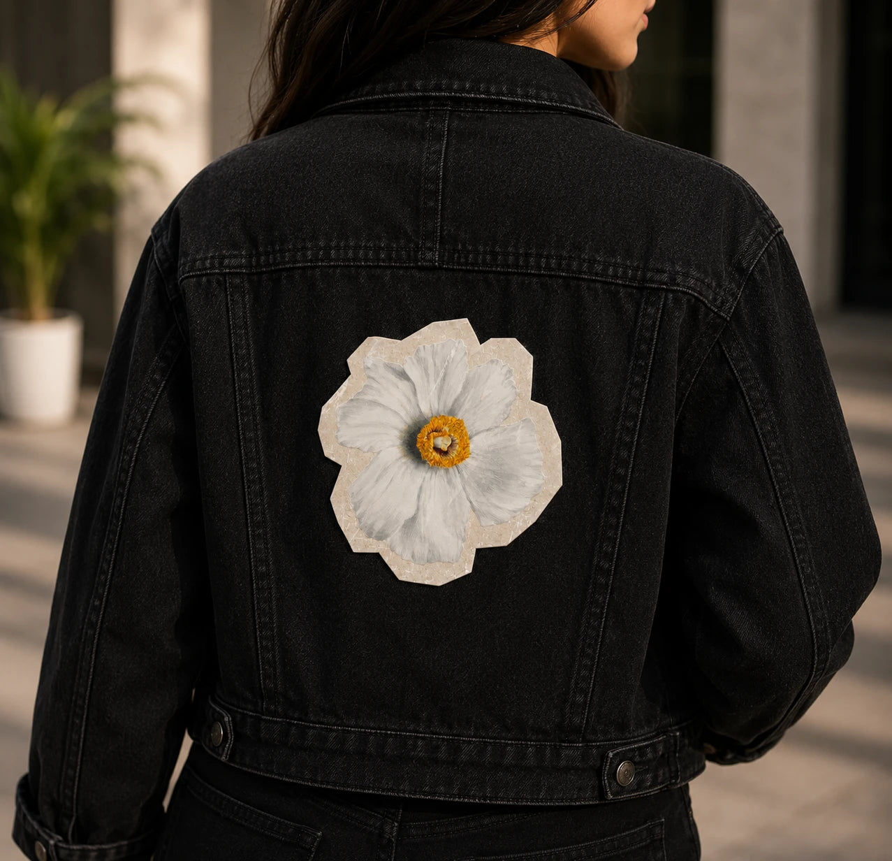 Vintage Flower | Iron-On-Patch | Fabstik