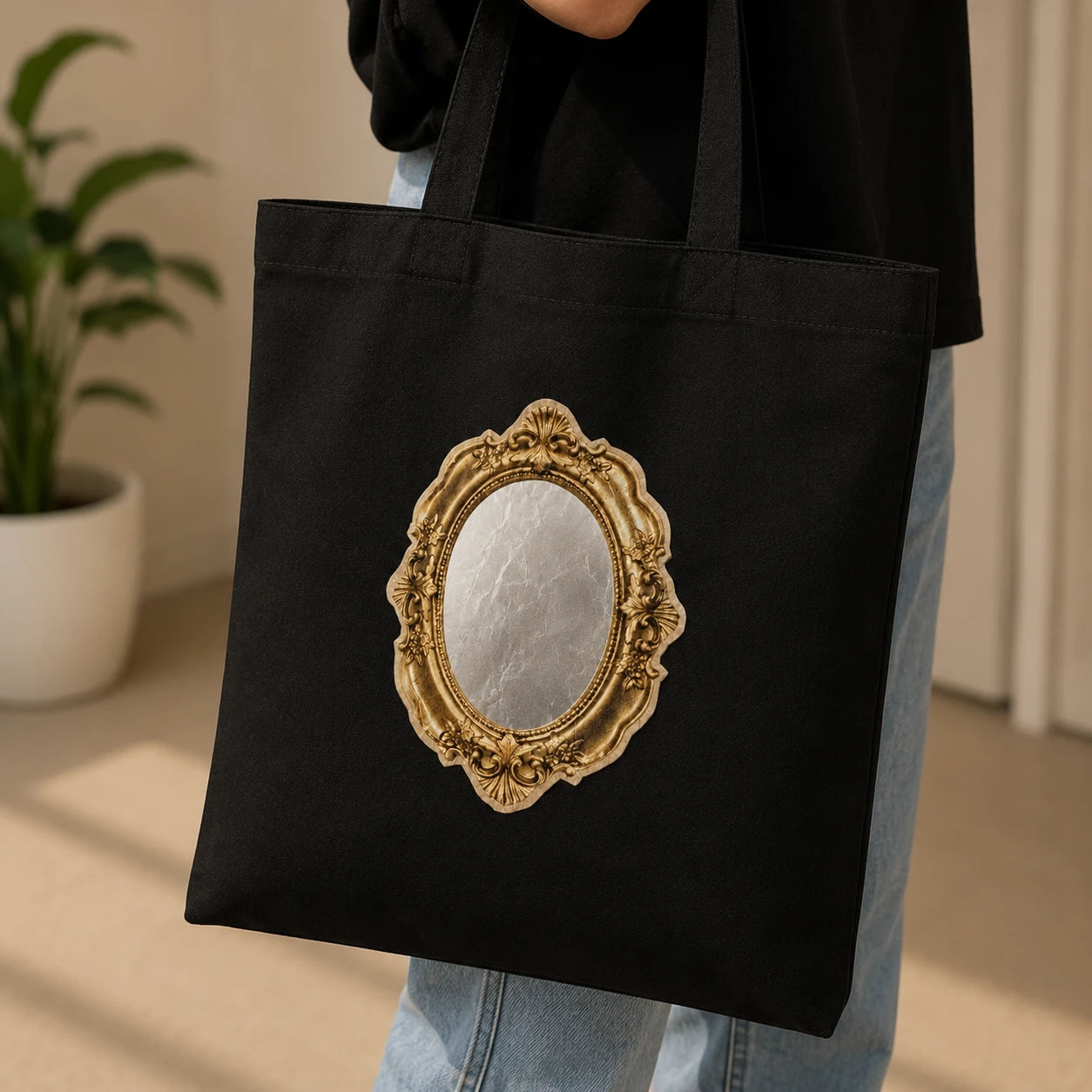 Vintage Mirror | Iron-On-Patch | Fabstik