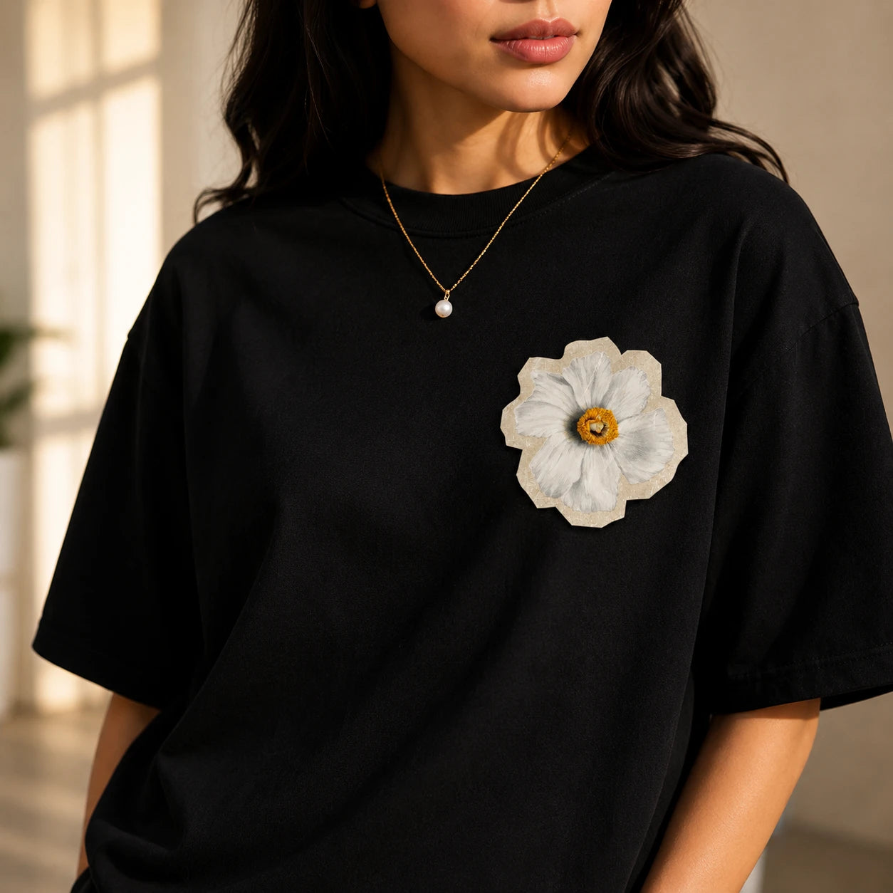 Vintage Flower | Iron-On-Patch | Fabstik