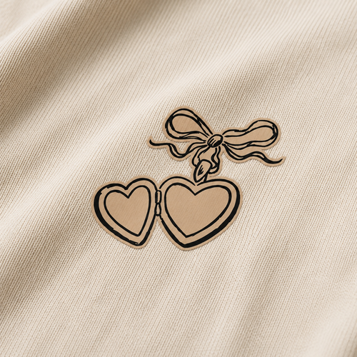 Heart Locket | Iron-On-Patch | Fabstik